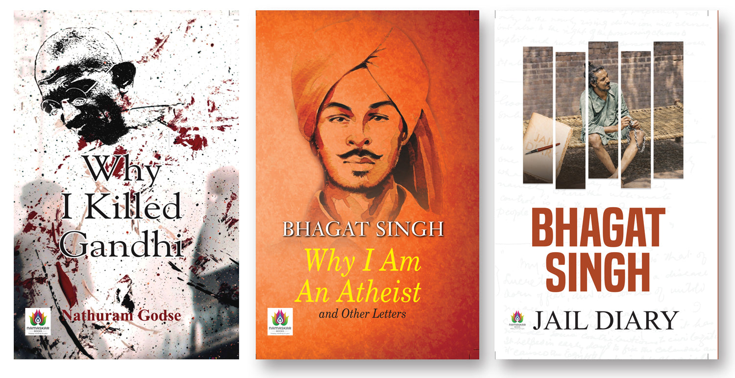 Mahatma Gandhi and Bhagat Singh Ideologies Pack -(Set of 3 Books In English)