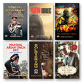 India War Heroes & Military Operations Combo - (Set of 6 Books In English)-(HB+PB)
