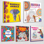 Mandala Art Collection Bundle: Magic, Floral, Birds & Animals