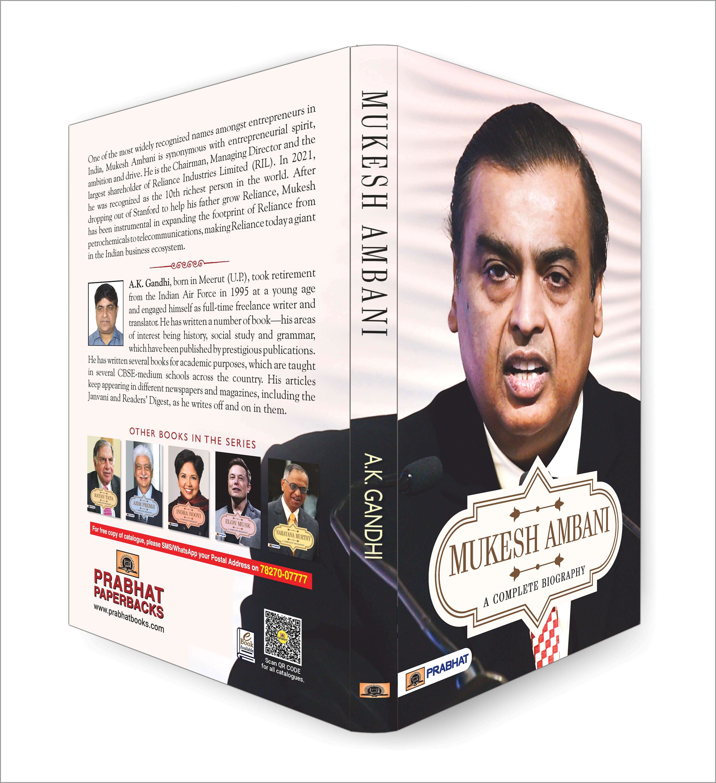Mukesh Ambani A Complete Biography - by A.K. Gandhi (English - Paperback)