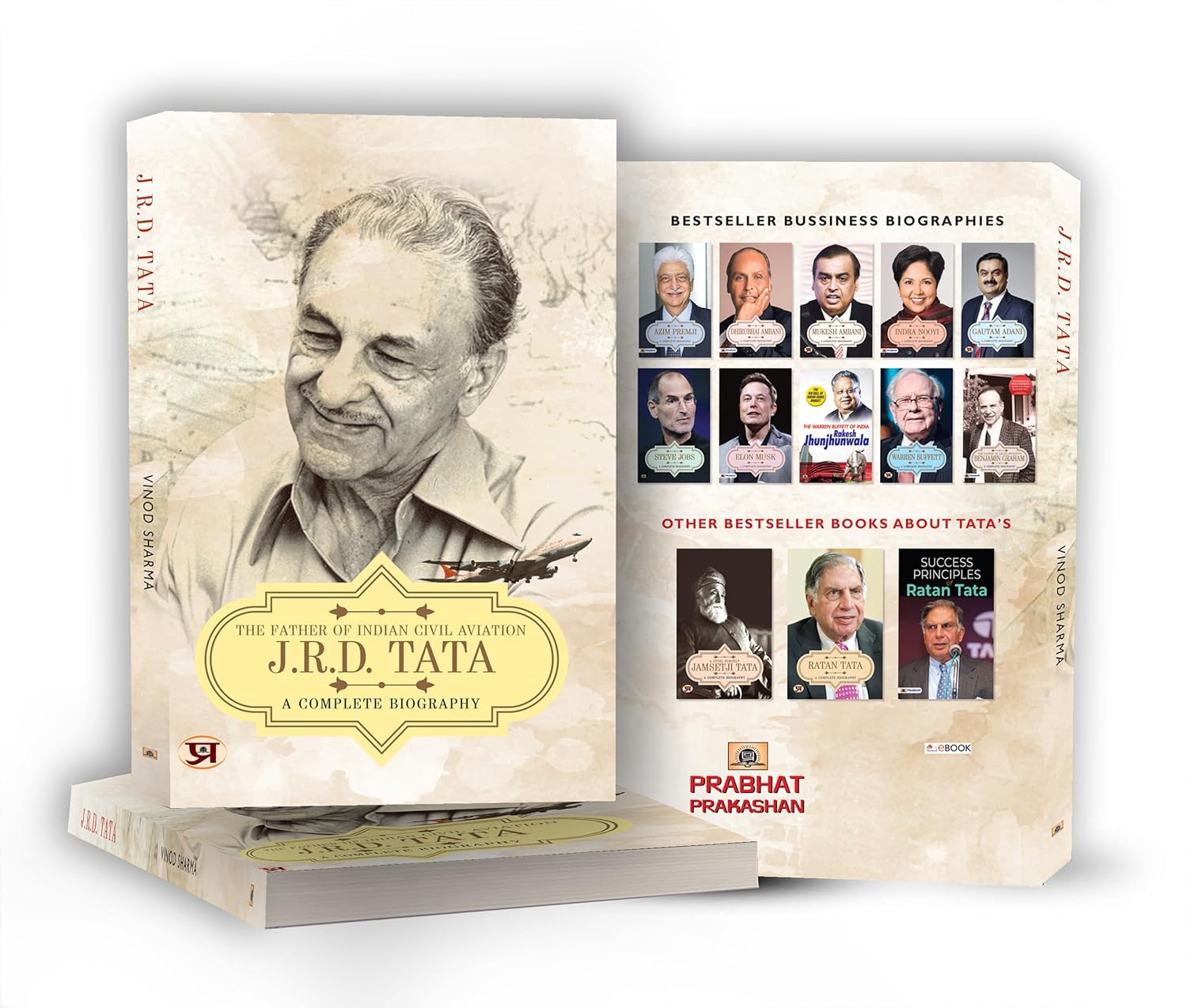 JRD Tata : A Complete Biography - by Vinod Sharma (English - Paperback)