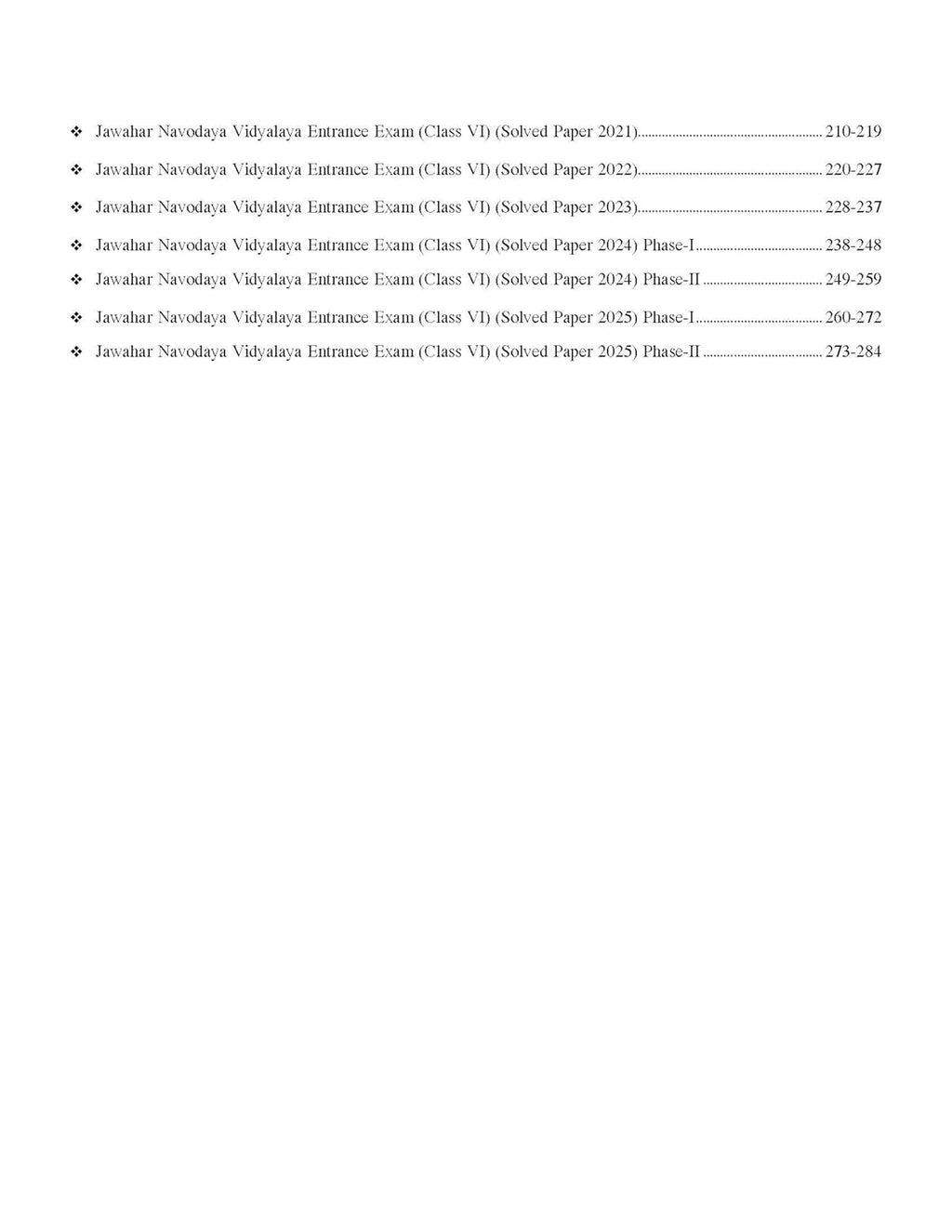 Jawahar Navodaya Vidyalaya Class 6 - Solved Papers 21 Years (English - Paperback)