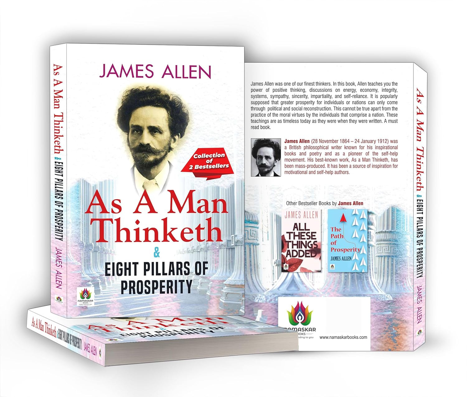 As a Man Thinketh & Eight Pillars of Prosperity : by James Allen - (English - Paperback)